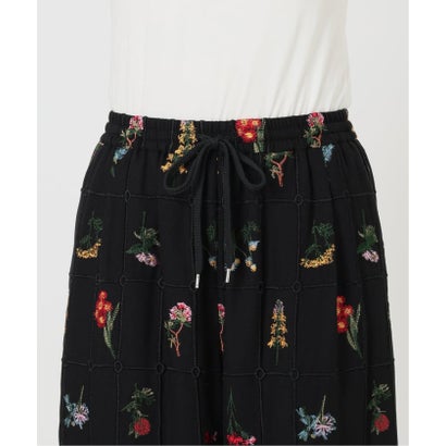《WEB限定/追加》embroideryメッシュパンツ（ブラック）｜詳細画像