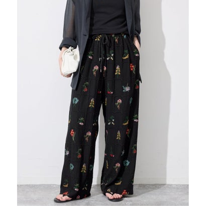 《WEB限定/追加》embroideryメッシュパンツ（ブラック）｜詳細画像