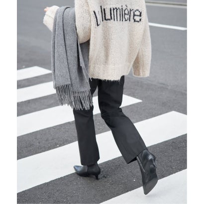 《WEBのみ4サイズ展開/吸湿発熱/追加予約》CIRCULATE WARM スティックパンツ （ブラウン）｜詳細画像