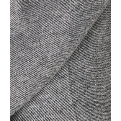 《WEBのみ4サイズ展開》ツィード ベルテット2タックストレートパンツ（ブラック A）｜詳細画像