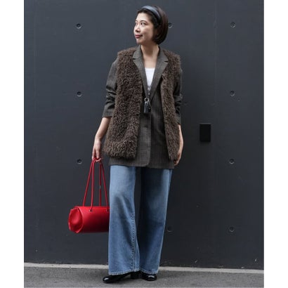 スローブ イエナ SLOBE IENA Levi’s/リーバイス SLOBE別注 CINCH WIDE LEG デニムパンツ（ネイビー）｜詳細画像