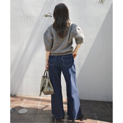 スローブ イエナ SLOBE IENA Levi’s/リーバイス SLOBE別注 CINCH WIDE LEG デニムパンツ（ネイビー）｜詳細画像