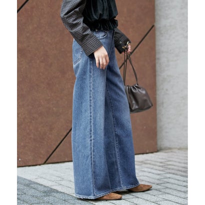スローブ イエナ SLOBE IENA Levi’s/リーバイス SLOBE別注 CINCH WIDE LEG デニムパンツ（ネイビー）｜詳細画像