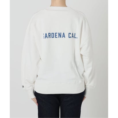 スローブ イエナ SLOBE IENA COLLEGIATE PACIFIC SLOBE別注 Vネックスウェット（ホワイト）｜詳細画像