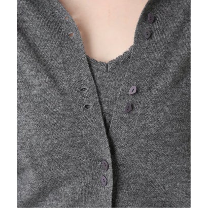 スローブ イエナ SLOBE IENA 《追加予約》crinkle crinkle crinkle slow off knit top CC-5038 （レッド）｜詳細画像