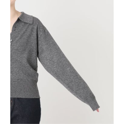 スローブ イエナ SLOBE IENA 《追加予約》crinkle crinkle crinkle slow off knit top CC-5038 （レッド）｜詳細画像