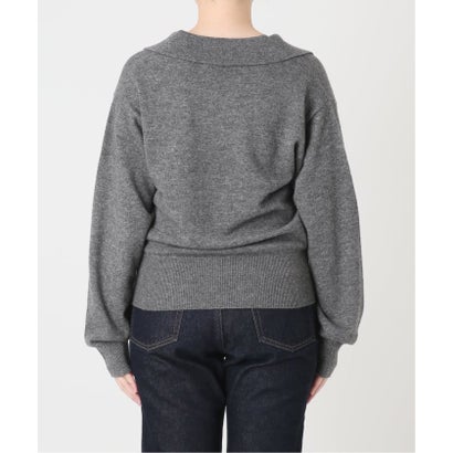 スローブ イエナ SLOBE IENA 《追加予約》crinkle crinkle crinkle slow off knit top CC-5038 （レッド）｜詳細画像