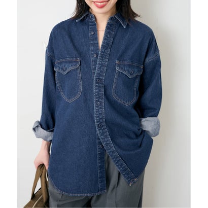《WEB限定/追加2》LE DENIM BDUデニムシャツ （ブルー A）｜詳細画像