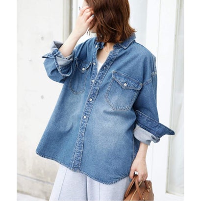 《WEB限定/追加2》LE DENIM BDUデニムシャツ （ブルー A）｜詳細画像