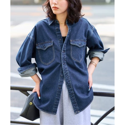 《WEB限定/追加2》LE DENIM BDUデニムシャツ （ブルー A）｜詳細画像