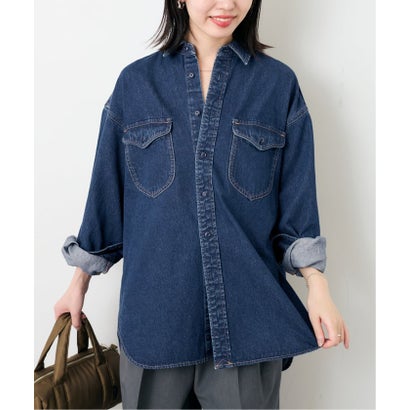 《WEB限定/追加2》LE DENIM BDUデニムシャツ （ブルー A）｜詳細画像