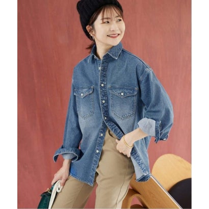 《WEB限定/追加2》LE DENIM BDUデニムシャツ （ブルー A）｜詳細画像