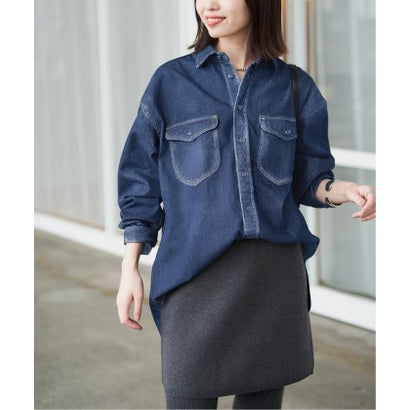 《WEB限定/追加2》LE DENIM BDUデニムシャツ （ブルー A）｜詳細画像