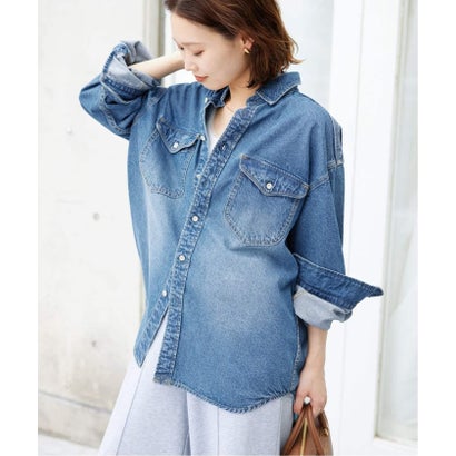 《WEB限定/追加2》LE DENIM BDUデニムシャツ （ブルー A）｜詳細画像