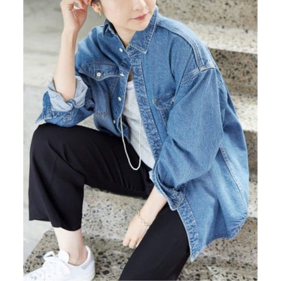 《WEB限定/追加2》LE DENIM BDUデニムシャツ （ブルー A）｜詳細画像