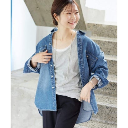 《WEB限定/追加2》LE DENIM BDUデニムシャツ （ブルー A）｜詳細画像