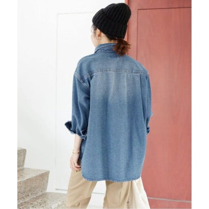 《WEB限定/追加2》LE DENIM BDUデニムシャツ （ブルー A）｜詳細画像
