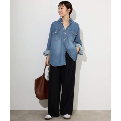 《WEB限定/追加2》LE DENIM BDUデニムシャツ （ブルー A）｜詳細画像