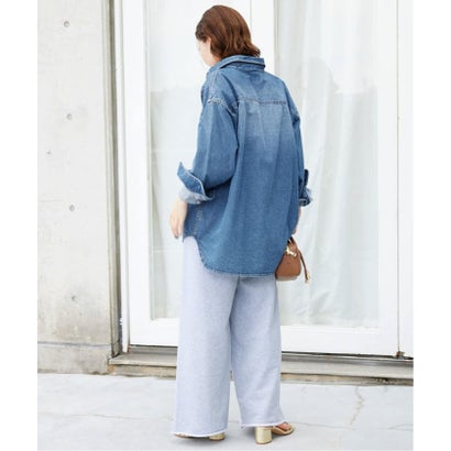 《WEB限定/追加2》LE DENIM BDUデニムシャツ （ブルー A）｜詳細画像