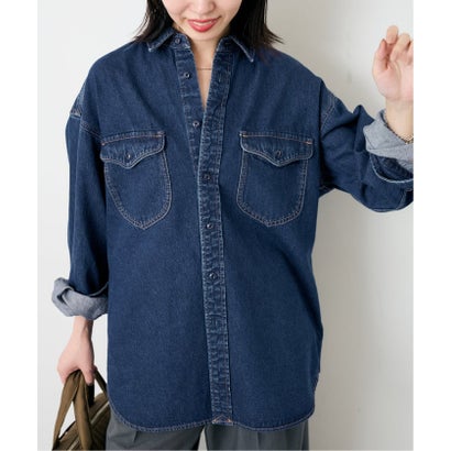 《WEB限定/追加2》LE DENIM BDUデニムシャツ （ブルー A）｜詳細画像