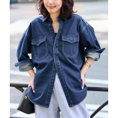 《WEB限定/追加2》LE DENIM BDUデニムシャツ （ブルー A）｜詳細画像