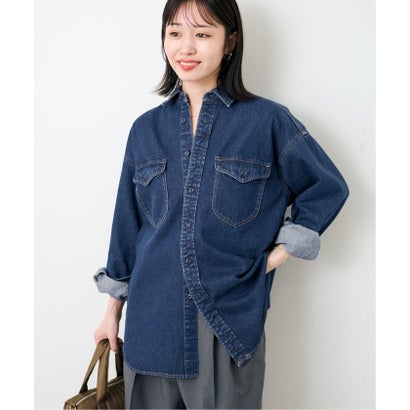 《WEB限定/追加2》LE DENIM BDUデニムシャツ （ネイビー）｜詳細画像