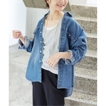《WEB限定/追加2》LE DENIM BDUデニムシャツ （ネイビー）｜詳細画像