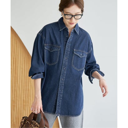 《WEB限定/追加2》LE DENIM BDUデニムシャツ （ネイビー）｜詳細画像