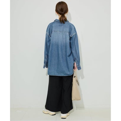 《WEB限定/追加2》LE DENIM BDUデニムシャツ （ネイビー）｜詳細画像