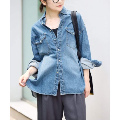 《WEB限定/追加2》LE DENIM BDUデニムシャツ （ネイビー）｜詳細画像