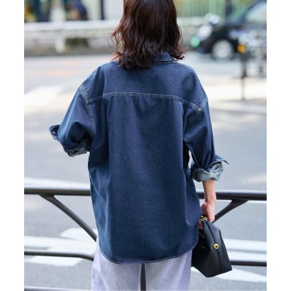 《WEB限定/追加2》LE DENIM BDUデニムシャツ （ネイビー）｜詳細画像