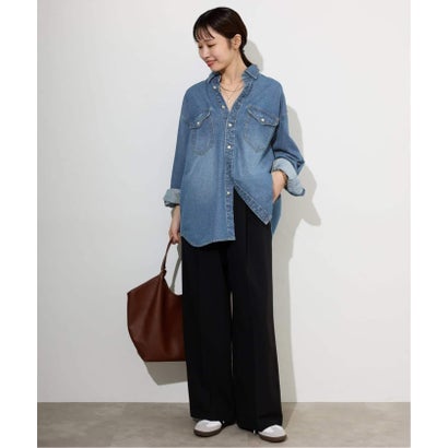 《WEB限定/追加2》LE DENIM BDUデニムシャツ （ネイビー）｜詳細画像