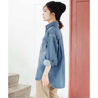 《WEB限定/追加2》LE DENIM BDUデニムシャツ （ネイビー）｜詳細画像