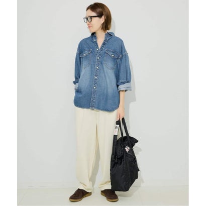 《WEB限定/追加2》LE DENIM BDUデニムシャツ （ネイビー）｜詳細画像
