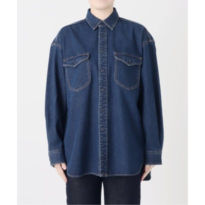 《WEB限定/追加2》LE DENIM BDUデニムシャツ （ネイビー）｜詳細画像