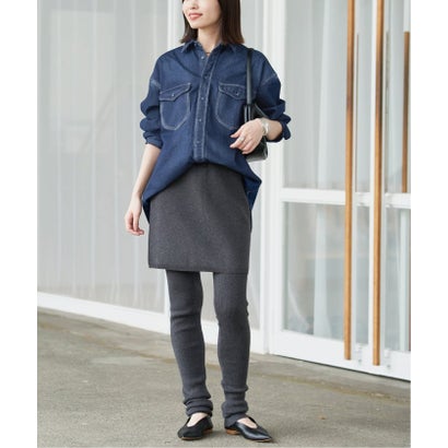 《WEB限定/追加2》LE DENIM BDUデニムシャツ （ネイビー）｜詳細画像