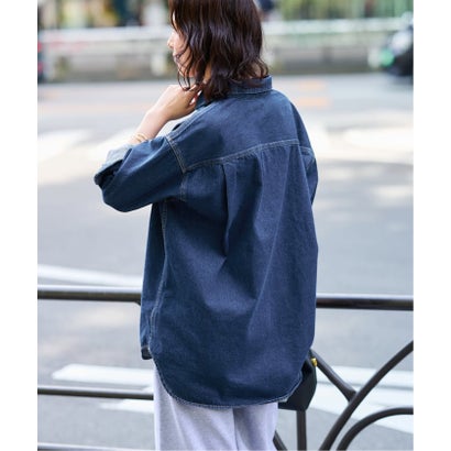 《WEB限定/追加2》LE DENIM BDUデニムシャツ （ネイビー）｜詳細画像