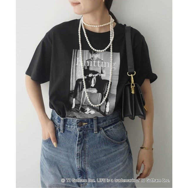 《WEB限定/追加6》GOOD ROCK SPEED SLOBE別注 LIFE PC PHOTO TEE1 （ブラック）