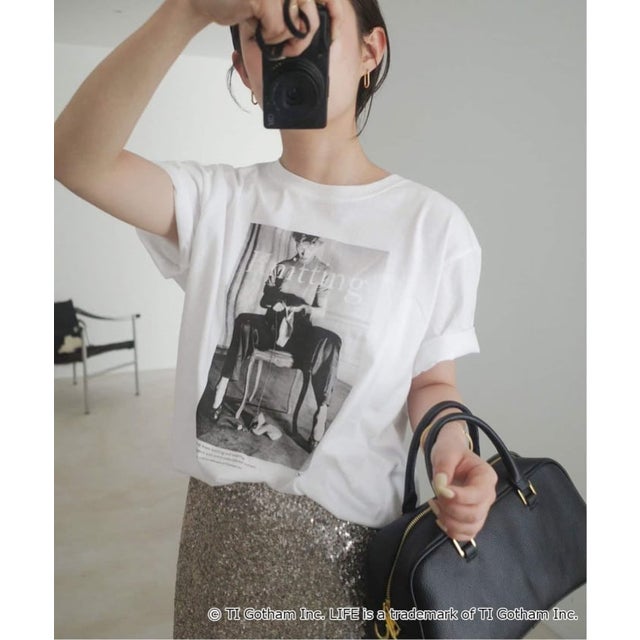 《WEB限定/追加6》GOOD ROCK SPEED SLOBE別注 LIFE PC PHOTO TEE1 （ホワイト）
