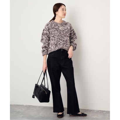 スローブ イエナ SLOBE IENA 《予約》NEPAL HAND KNIT SLOBE別注 ミックスニット （サックスブルー B）｜詳細画像