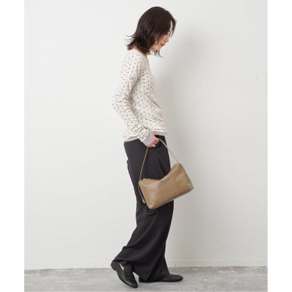 スローブ イエナ SLOBE IENA 《追加3》miller SLOBE別注 SHEER RIB クルーネック（レッド）｜詳細画像