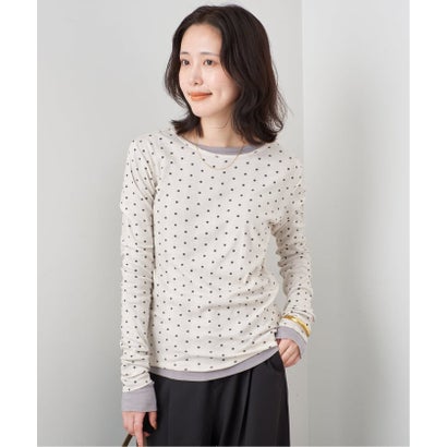 スローブ イエナ SLOBE IENA 《追加3》miller SLOBE別注 SHEER RIB クルーネック（レッド）｜詳細画像