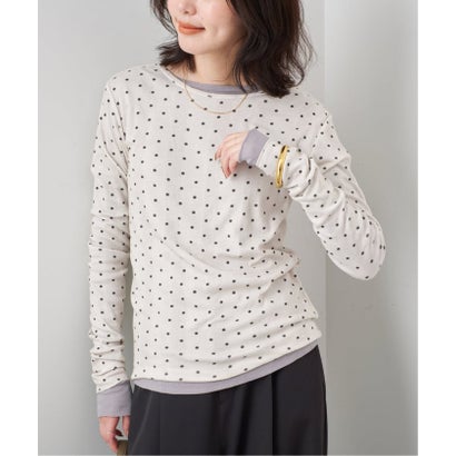 スローブ イエナ SLOBE IENA 《追加3》miller SLOBE別注 SHEER RIB クルーネック（レッド）｜詳細画像