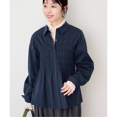 スローブ イエナ SLOBE IENA シャーリングシャツ （ブルー A）｜詳細画像