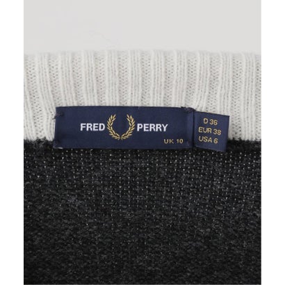 スローブ イエナ SLOBE IENA FRED PERRY/フレッドペリー ハーフジップニット K3142 （グレー）｜詳細画像