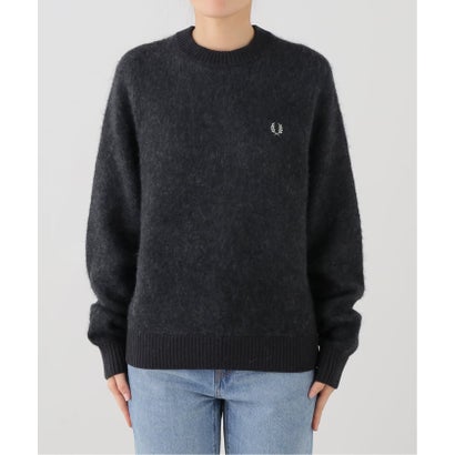 スローブ イエナ SLOBE IENA FRED PERRY/フレッドペリー クルーネックニット K3164 （グレー）｜詳細画像