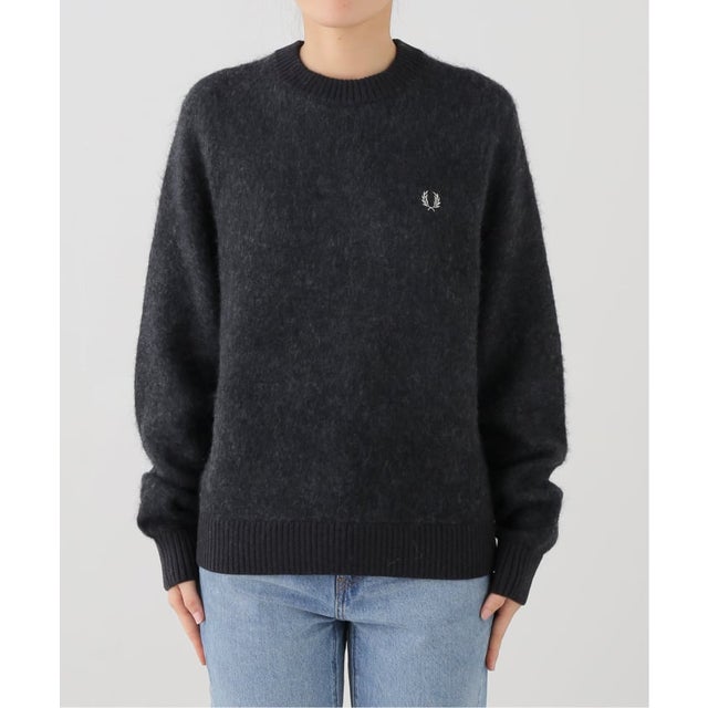 FRED PERRY/フレッドペリー クルーネックニット K3164 （グレー）