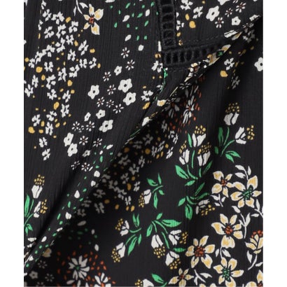 《WEB限定/追加3予約》FLOWER PRINT ワンピース （ブラック）｜詳細画像
