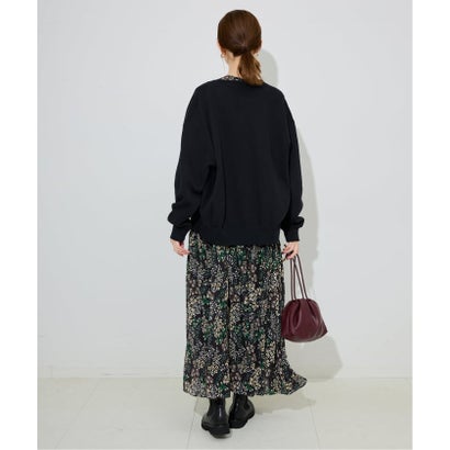 《WEB限定/追加3予約》FLOWER PRINT ワンピース （ブラック）｜詳細画像