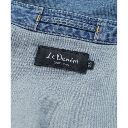 《WEB限定/シリーズあり/追加予約》LEDENIM BDU デニムシャツワンピース （ブルー A）｜詳細画像